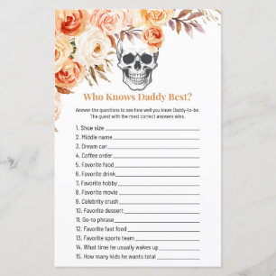 Florale Schedel Halloween Wie Weet Papa Game