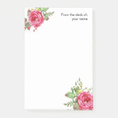 Florale schoonheid van het bureau van post-it® notes (Voorkant)