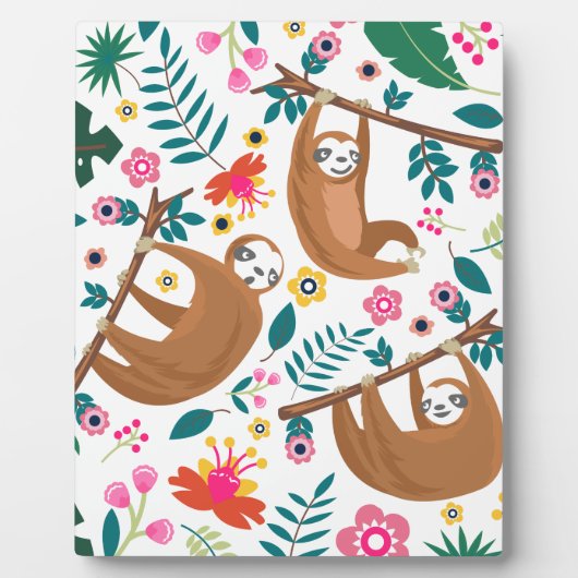 florale sloep fotoplaat (Voorkant)