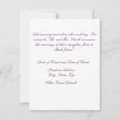 Florale uitnodigingen (Achterkant)