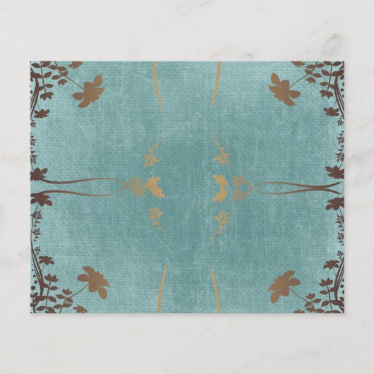 florale vintage flyer (Voorkant)