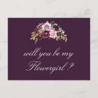 florale violette serez-vous ma carte Flowgirl