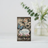  florale vlinder SPA Visitekaartje (Staand voorkant)