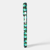 Florale vlinders & harten, jade iphone case (Achterkant / Links)