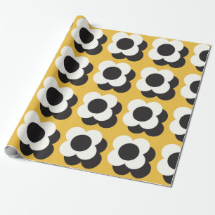 Florale vormgeving. Scandinavische stijl. Cadeaupapier