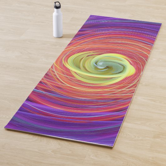florale vortex yoga mat (In situ)