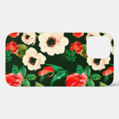 Florale waterverf naadloos. Witte papaver Case-Mate iPhone Case (Achterkant (horizontaal))