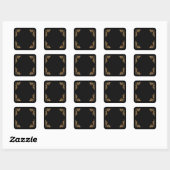 florale werveling sticker (Vel)