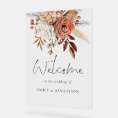 Florales Rustiques Boho Terracotta Bienvenue Au Ma (Angle)