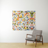 FLORALITEITENAARSE RENAISSANCE BLOEMENKRULLEN, BLO WANDKLEED (In Situ (horizontaal))