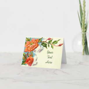 Florals 2 - voeg Jouw tekst toe Kaart