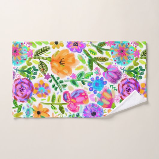 Florals Bliss (Serviette à main)