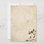  Florals | Bridal Shower-uitnodiging Kaart (Achterkant)