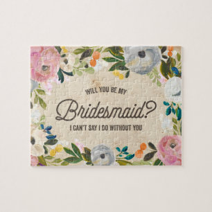  Florals   Bridesmaid Puzzle Legpuzzel