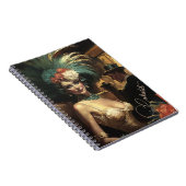 Florals en veren notitieboek (Rechterzijde)