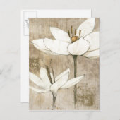 Florals getekend door Potlood Briefkaart (Voorkant / Achterkant)