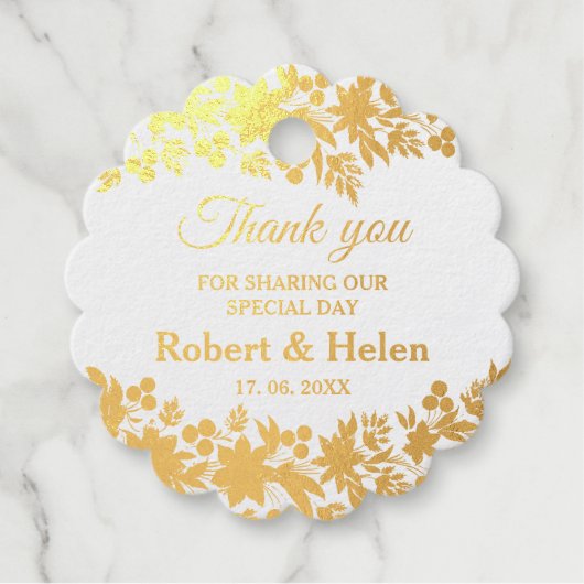 Florals Gift Labels (Voorkant)