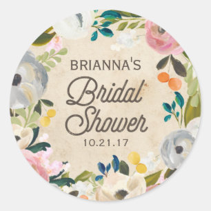 Florals Vrijgezellenfeest Sticker