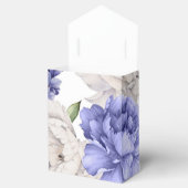 Florals Wedding White and Blue Peony Bedankdoosjes (Geopend)