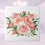 Flore à ressort rose pâle<br><div class="desc">Ajoutez une touche de ressort à votre espace grâce à notre tuile en céramique florale à ressort rose. Parfait pour les amateurs de fleurs et de nature !</div>