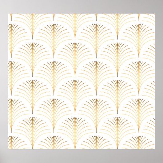 Flore Art Déco : Elégance Dorée. (Devant)