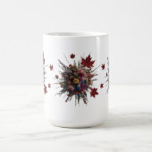 Flore artistique éclat design café Mug (Centre)