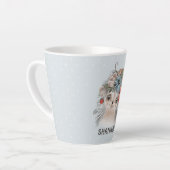 Flore Bébé Hérisson Latte Mug (Angle gauche)