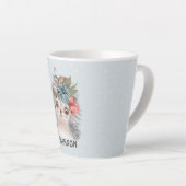 Flore Bébé Hérisson Latte Mug (Angle droit)