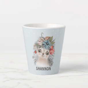 Flore Bébé Hérisson Latte Mug