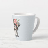 Flore Bébé Racoon Latte Mug (Angle droit)