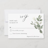 Flore blanche et Eucalyptus no Repas RSVP 2 (Devant)
