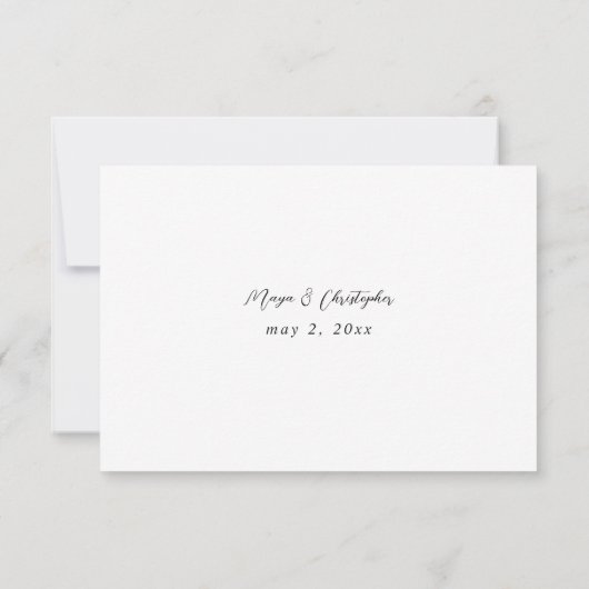 Flore blanche et Eucalyptus no Repas RSVP 2 (Dos)