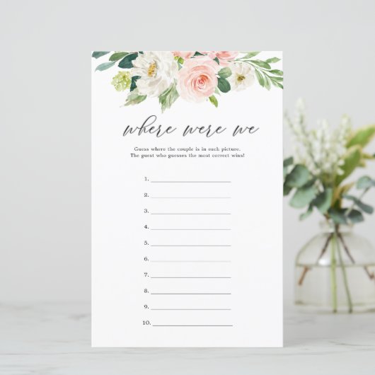 Flore Brute Où Était Nous Devinons Cartes De Jeu (Debout devant)