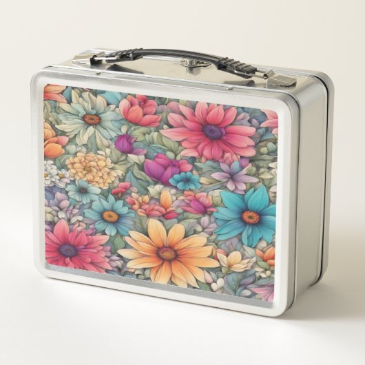 Flore classique #44 - Lunchbox en métal (Dos)