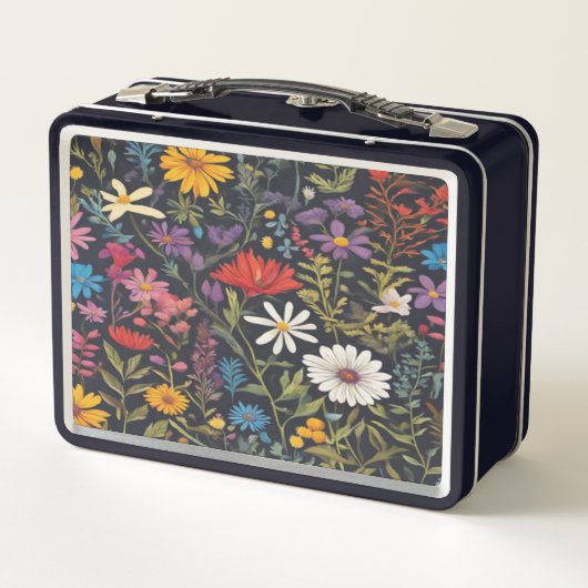Flore classique #88 - Lunchbox en métal (Dos)