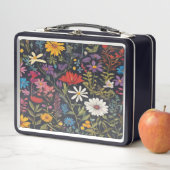 Flore classique #88 - Lunchbox en métal (En situation)