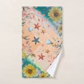 Flore, coraux et coquilles (Serviette à main)