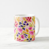 Flore d'aquarelle - Mug (Devant droit)