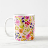 Flore d'aquarelle - Mug (Gauche)