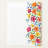 Flore d'aquarelle personnalisée (Dos)