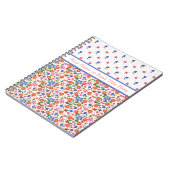Flore d'art populaire chic sur Carnet de spirale b (Côté gauche)