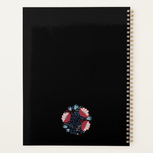 Flore d'art populaire en pleine floraison (Dos)