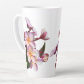 Flore de la plumeria, photo Latte Mug (Angle gauche)