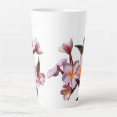 Flore de la plumeria, photo Latte Mug (Devant)