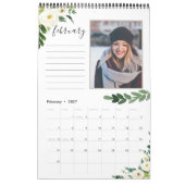 Flore de l'Albâtre | 12 Calendrier photo avec note (Feb 2027)