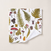 Flore et faune boisées 2 (Gant de toilette)