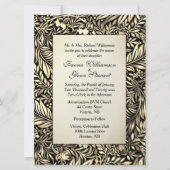 Flore et faune Faire-part de mariage ancienne (Devant)