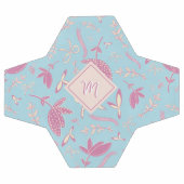 Flore et vaches bleues délicates (Plat)
