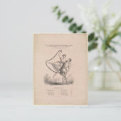 Flore et Zéphire, Dance, Coreography, 1828  Briefkaart (Staand voorkant)