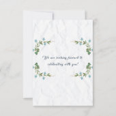 Flore Faire-part de mariage (Dos)